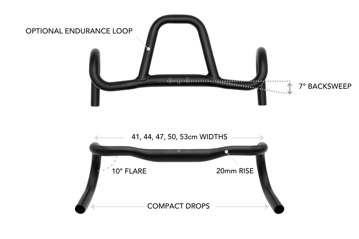 WS - Low Flare Kitchen Sink Gravel Handlebar