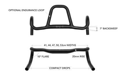 WS - Low Flare Kitchen Sink Gravel Handlebar